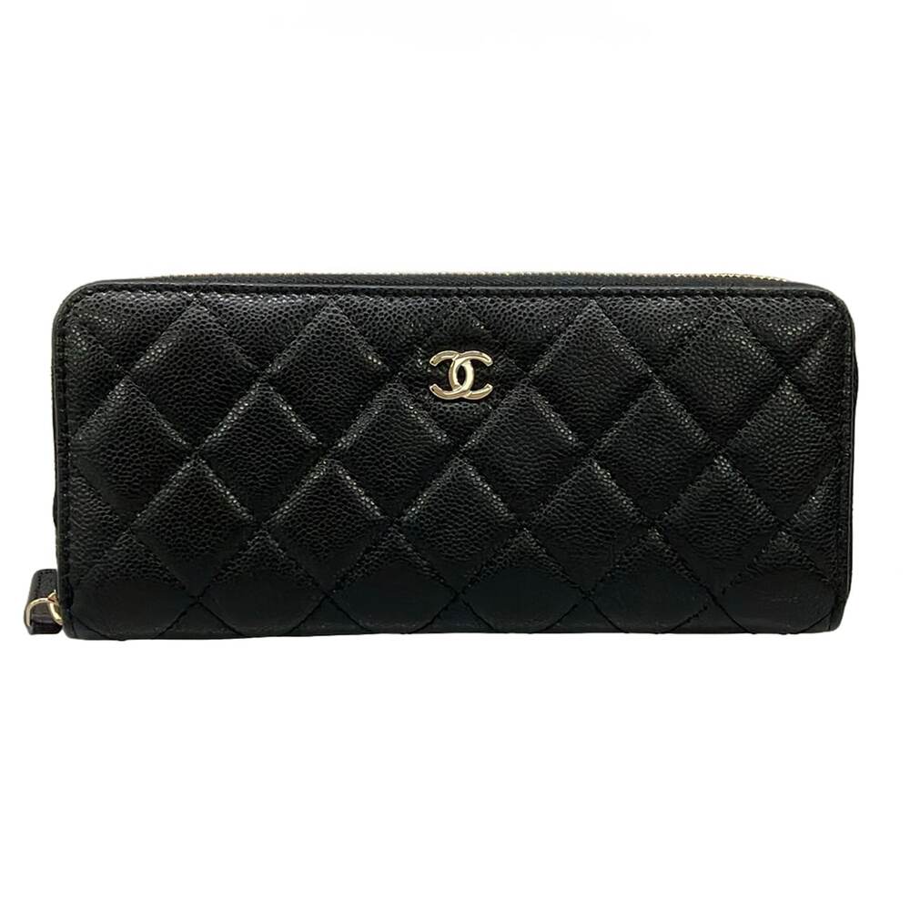 Chanel Matrasse Classic Long-Zip Wallet Long Wallet AP5181
